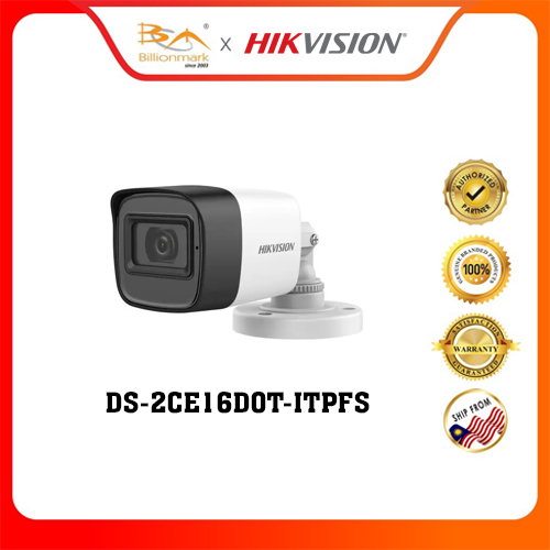 Hikvision DS-2CE16D0T-ITPFS 2 MP Audio Fixed Mini Bullet Camera