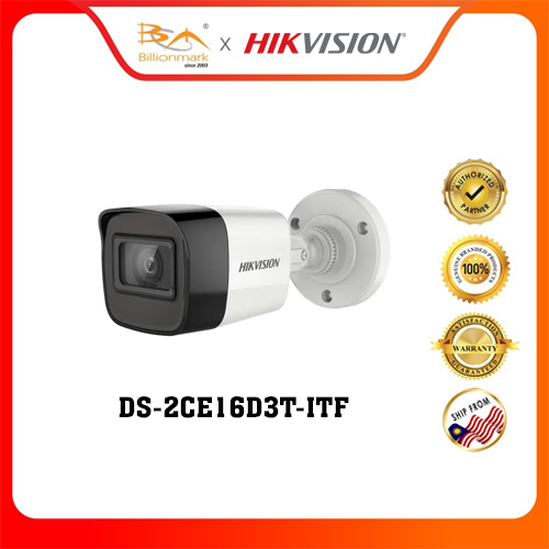 Hikvision DS-2CE16D3T-ITF 2 MP Ultra Low Light Fixed Mini Bullet Camera