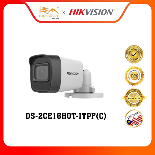 Hikvision DS-2CE16H0T-ITPF(C) 5 MP Fixed Mini Bullet Camera