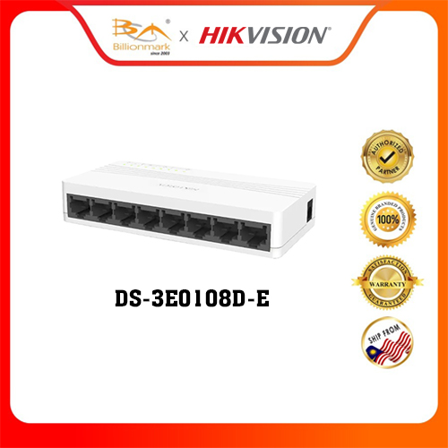 HIKVISION 8 PORT NETWORK SWITCH DS-3E0108D-E