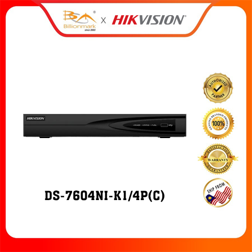 Hikvision DS-7604NI-K1/4P NVR