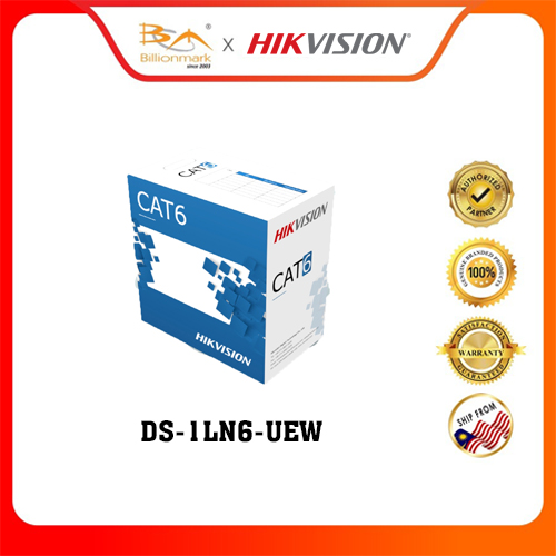 Hikvision DS-1LN6-UEW REF :U/UTP 4Pairs cable-category 6-PVC Sheath