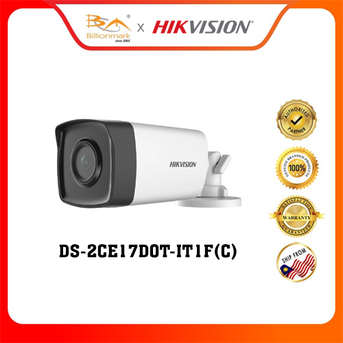 Hikvision DS-2CE17D0T-IT1F(C) 2 MP Fixed Bullet Camera