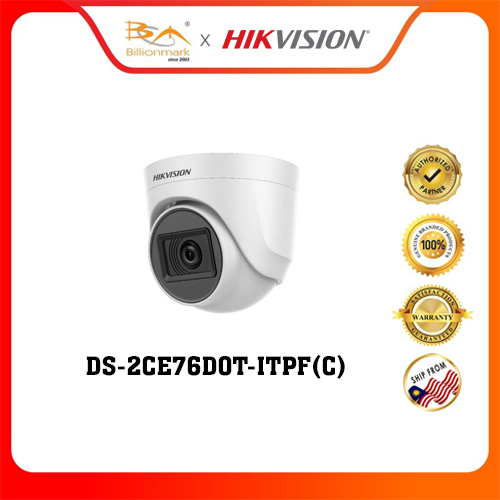 Hikvision DS-2CE76D0T-ITPF(C) 2 MP Indoor Fixed Turret Camera