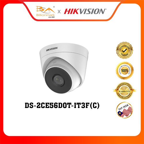 Hikvision DS-2CE56D0T-IT3F(C) 2 MP Fixed Turret Camera