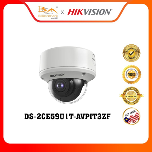 Hikvision DS-2CE59U1T-AVPIT3ZF 4K Vandal Motorized Varifocal Dome Camera