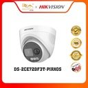 Hikvision DS-2CE72DF3T-PIRXOS 2 MP ColorVu PIR Siren Audio Fixed Turret Camera