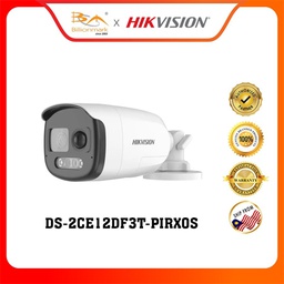 [DS-2CE12DF3T-PIRXOS] Hikvision DS-2CE12DF3T-PIRXOS 2 MP ColorVu PIR Siren Audio Fixed Bullet Camera